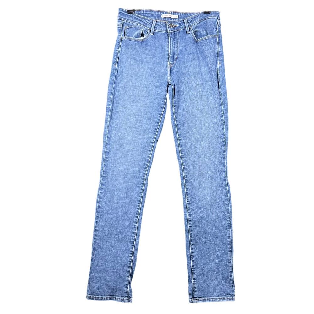Levi's Women's Medium Wash Signature Gold Label Mid Rise Skinny Denim Jeans - 10